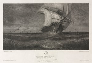 Fantomskeppet, eller på vågorna, 1872.