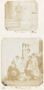 Pappa och mamma, Födelsedagsgruppen, 1853-56 av Thereza Llewelyn