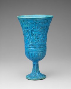 Lotiform kalk, c.945–664 f.Kr. (fajans)