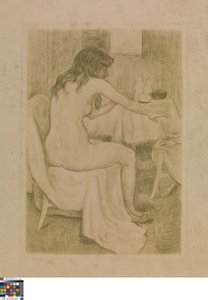 Att göra sin egen toalett av Théo van Rysselberghe