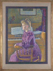 Maria Sèthe på Harmonium av Théo van Rysselberghe