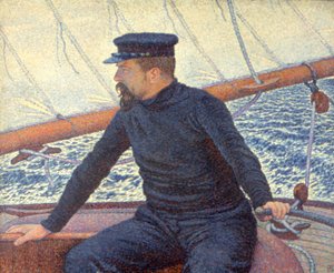 Paul Signac på sin båt