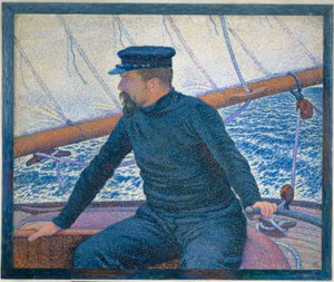 Signac på sin båt