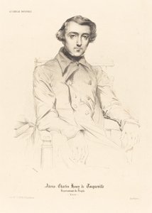 Alexis Charles Henry de Tocqueville av Théodore Chassériau