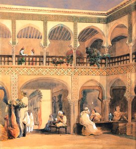 Bazaar i Orleans, 1840-talet. av Théodore Chassériau