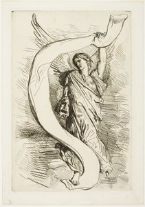 Frontispice, från Othello av Théodore Chassériau