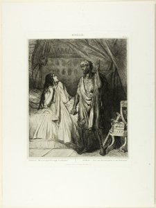 Har du bett i kväll, Desdemona, platta tolv från Othello av Théodore Chassériau