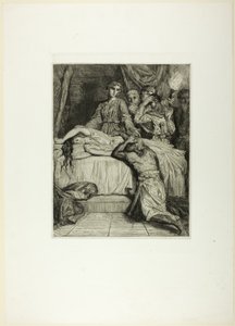 åh! åh! Åh!, tallrik fjorton från Othello av Théodore Chassériau