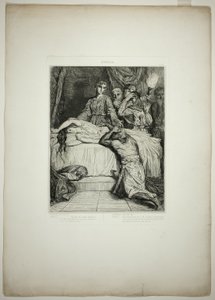 Oh! Oh! Oh!, platta fjorton från Othello av Théodore Chassériau