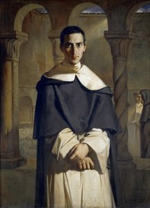 Porträtt av Henri Dominique Lacordaire, 1840. av Théodore Chassériau