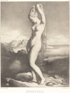 Venus Anadyomene av Théodore Chassériau