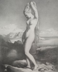 Venus Anadyomena av Théodore Chassériau