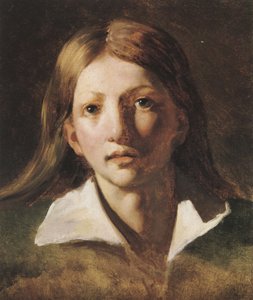 Porträttstudie av en yngling av Theodore Gericault