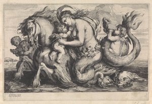 Triumf av Galatea Mythological Figures (serietitel)