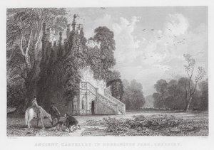 Ancient Castellet i Doddington Park, Cheshire (gravyr)