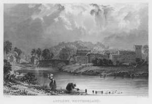 Appleby, Westmorland (gravyr) av Thomas (after) Allom