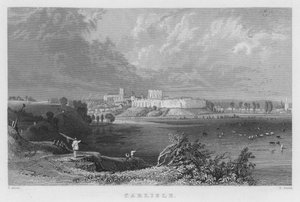 Carlisle (gravyr) av Thomas (after) Allom