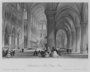 Notre Dame-katedralen, Paris (gravyr)