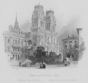Katedralen i Ste-Croix, Orleans (gravyr)