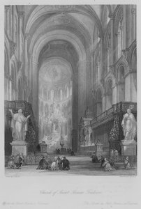 Kyrkan Saint Sernin, Toulouse (gravyr)