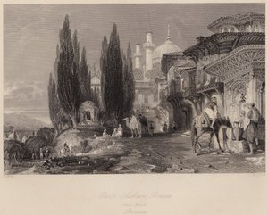 Emir Sultan, Brusa, Mindre Asien, Brousse (gravyr)