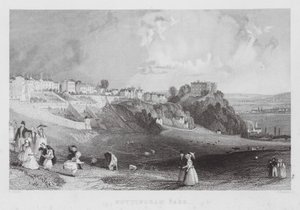 Nottingham Park (gravyr) av Thomas (after) Allom