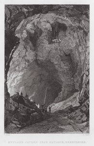 Rutland Cavern, latalata i Matlock, Derbyshire (vaega) swed av Thomas (after) Allom