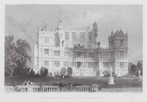 Wollaton Hall, Nottinghamshire (gravyr) av Thomas (after) Allom