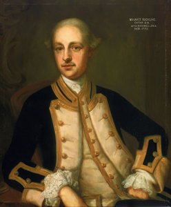Kapten Maurice Suckling (1725-1778) av Thomas (after) Bardwell