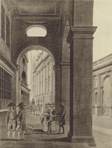 Bank of England från Royal Exchange Arcade