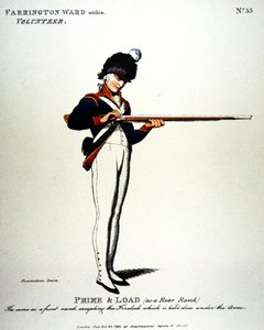 Farrington Ward, inom, volontär av Thomas (after) Rowlandson