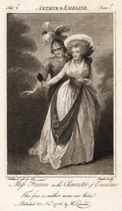 Miss Elizabeth Farren i rollen som Emeline i John Drydens Arthur and Emeline