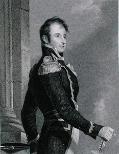 Stephen Decatur (1779-1820), graverad av Asher Brown Durand (1796-1886) efter en kopia av originalet av James Herring (1794-1867) (gravyr) av Thomas (after) Sully