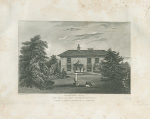 Checkley - Beauhurst Hall: gravyr, nd [c 1820-1830] (tryck) av Thomas (after) Underwood