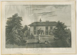 Checkley - Beauhurst Hall: gravyr, nd [c 1820-1830] (tryck) av Thomas (after) Underwood