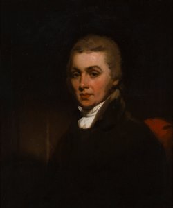 Porträtt av en gentleman (olja på duk) av Thomas (circle of) Lawrence