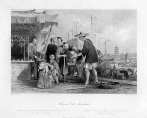 Kinesiska katthandlare, 1800-talet.