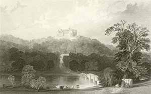 Belvoir Castle, Leicestershire av Thomas Allom