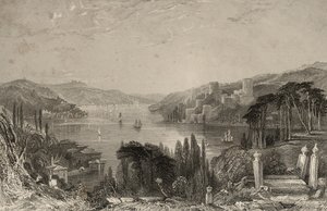 Boumeli Hissar, eller Europas slott av Thomas Allom