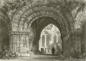 Chapter House, Furness Abbey av Thomas Allom