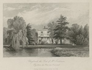 Claylands, säte för fru Fentima av Thomas Allom