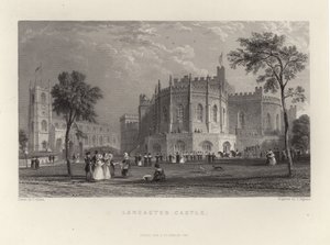 Lancaster Castle av Thomas Allom