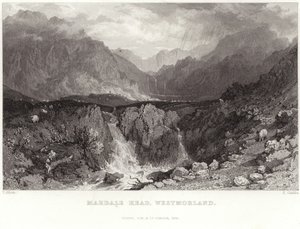Mardale Head i Westmorland av Thomas Allom