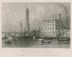 Lejonbryggeriet i Lambeth av Thomas Allom