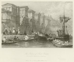 Said Pashas palats av Thomas Allom