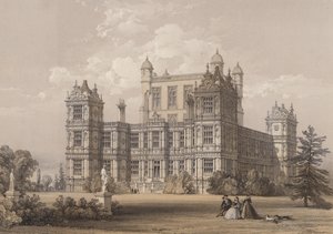Wollaton Hall, Nottinghamshire av Thomas Allom