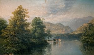 Ullswater från Pooley Bridge, 1847.