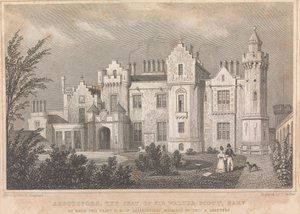 Abbotsford, sätet för Sir Walter Scott Bart; sida - (volym ett) av Thomas Barber