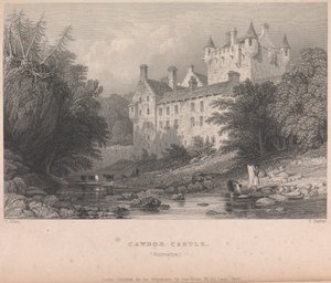 Cawdor Castle, Narnshire (utgiven av G. Virtue); sida 59 (volym ett)
