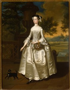 Thomas Bardwell, Porträtt av Mary Jodrell / Målning, 1755
